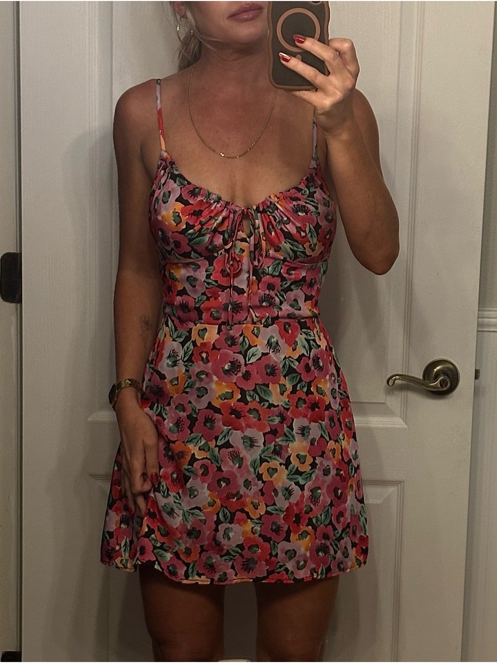 RESA Pink Floral Juniper Dress